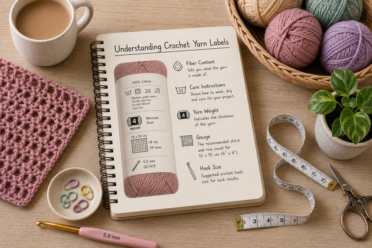 Carnet, laine et échantillons au crochet pour Comment calculer le nombre de pelotes nécessaires